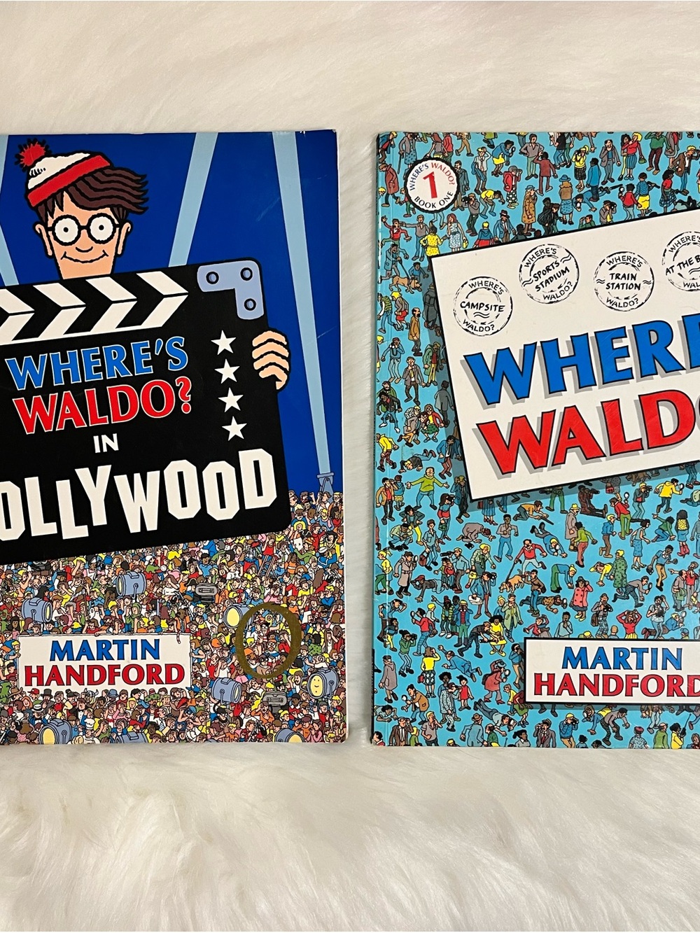 90's Vintage Where's Waldo Paperback Books Lot of 2